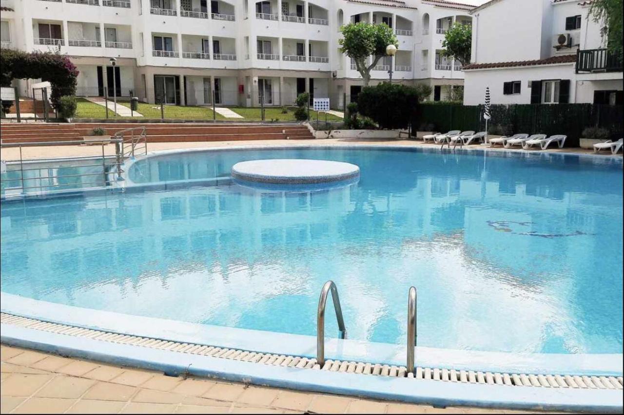 Apartamento Bajo Con Piscina Macarella Cala'N Blanes  Extérieur photo